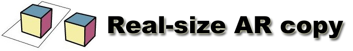 Real-size AR copy